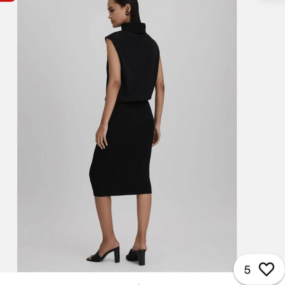 REISS CICI Sleeveless Cowl dress size M